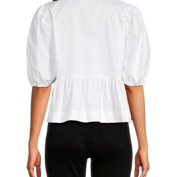 RENEE C. | White Puff Sleeve Blouse - Picture 9 of 11